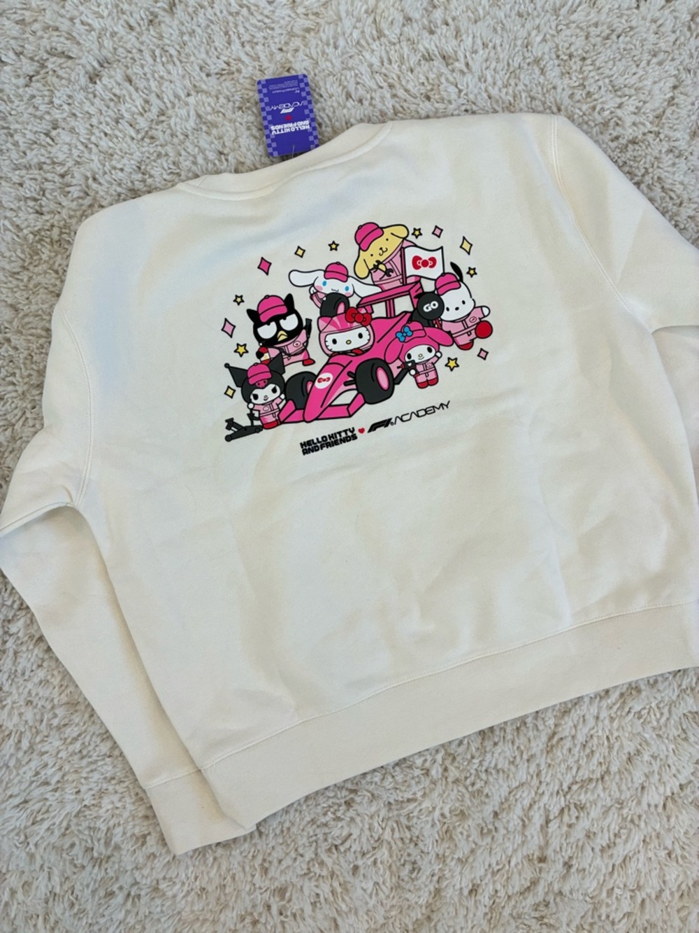 Hello Kitty x Academy Cream Sweatshirt - Picture 2 of 2